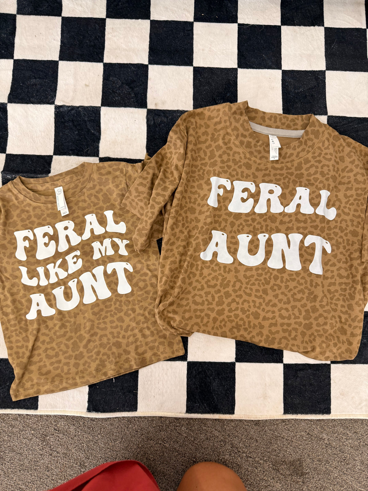 Feral like My Mama or Aunt/Custom Onesie or tee kids or adult