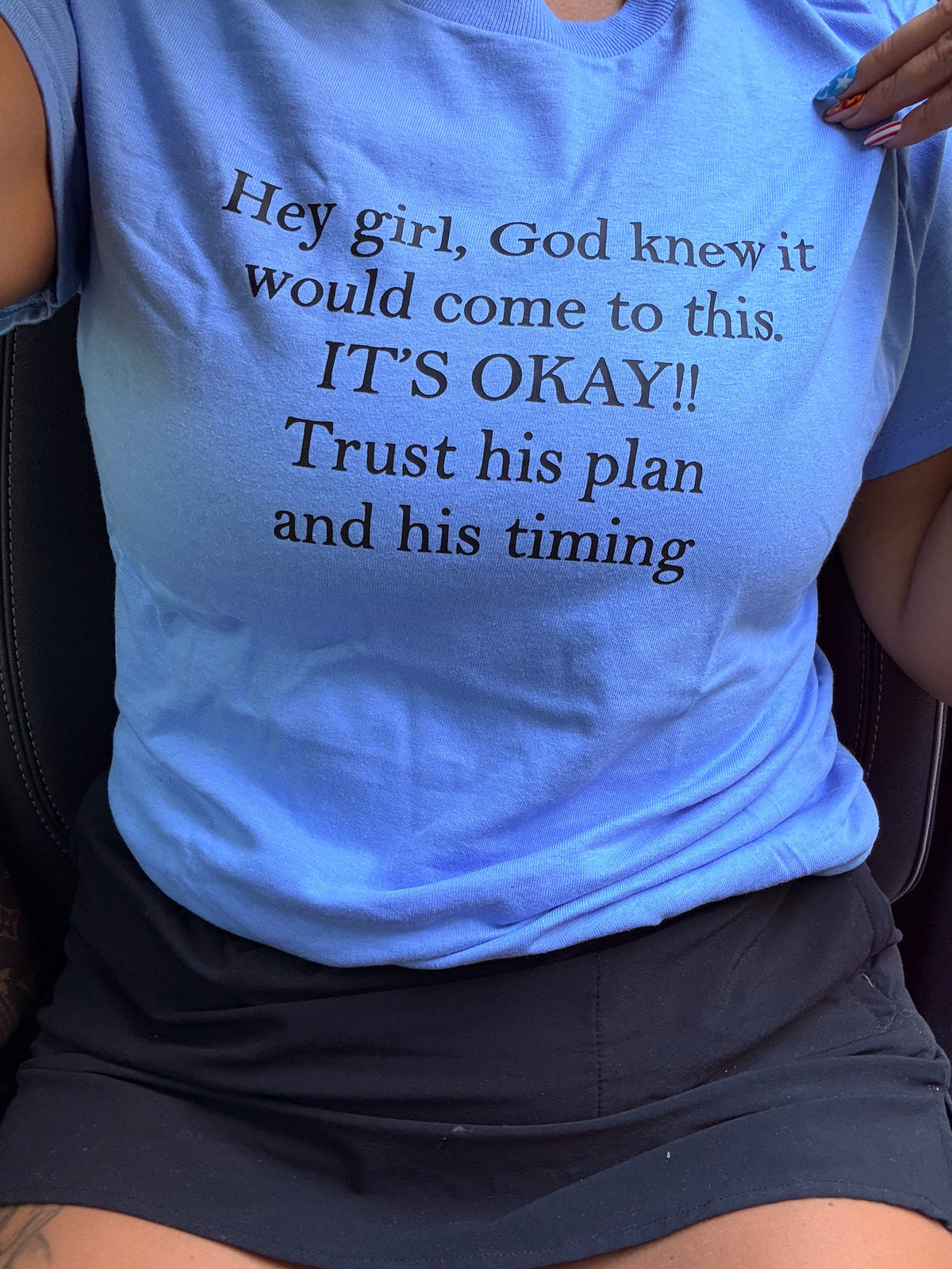 Hey girl his timing Christian tee tank tee or sweatshirt