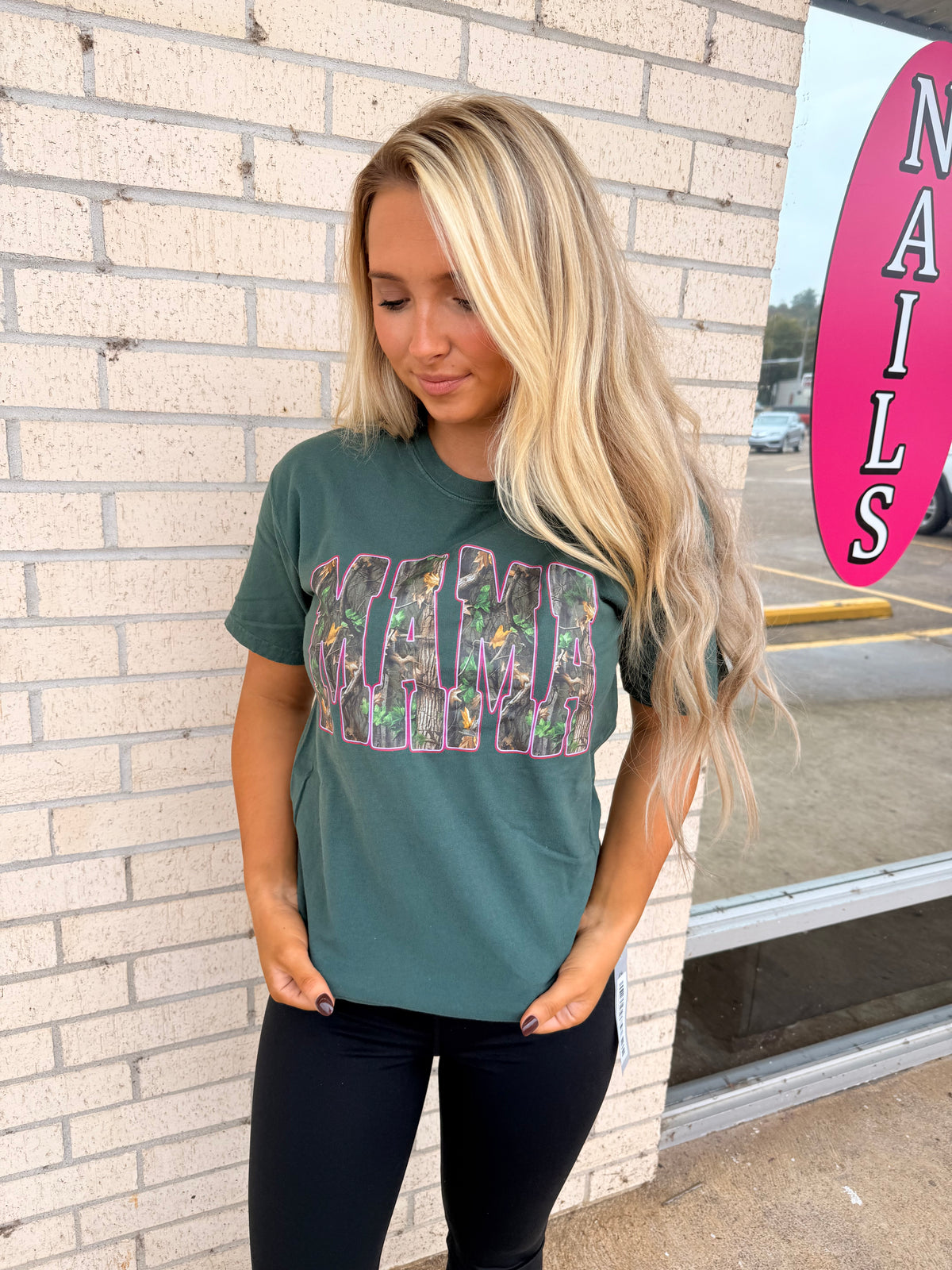 Camo mama tee or sweatshirt