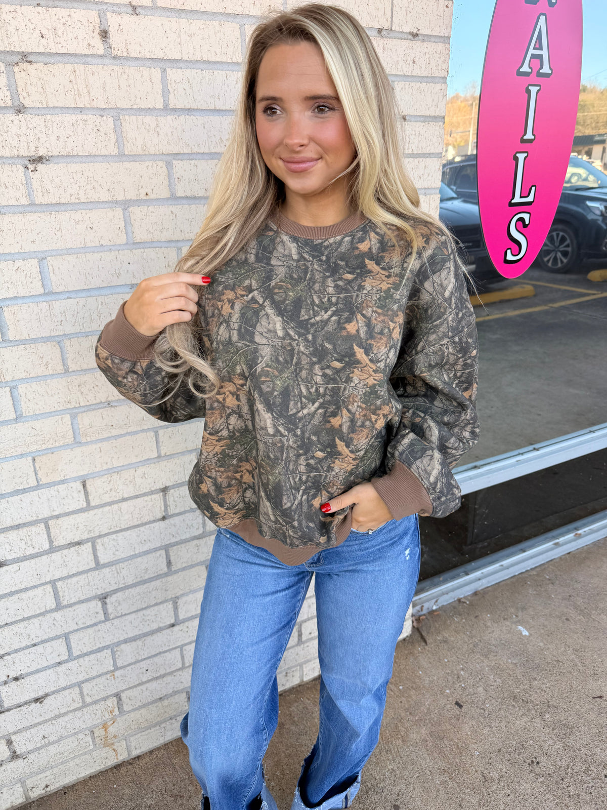 Camo soft sweatshirt