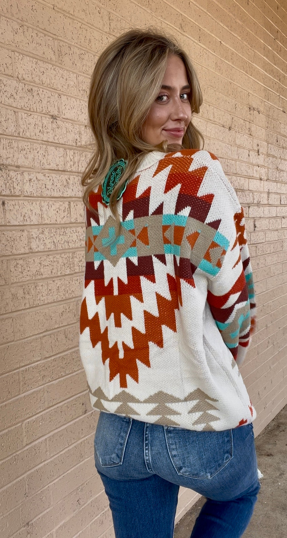 Aztec Fall Soft Sweater