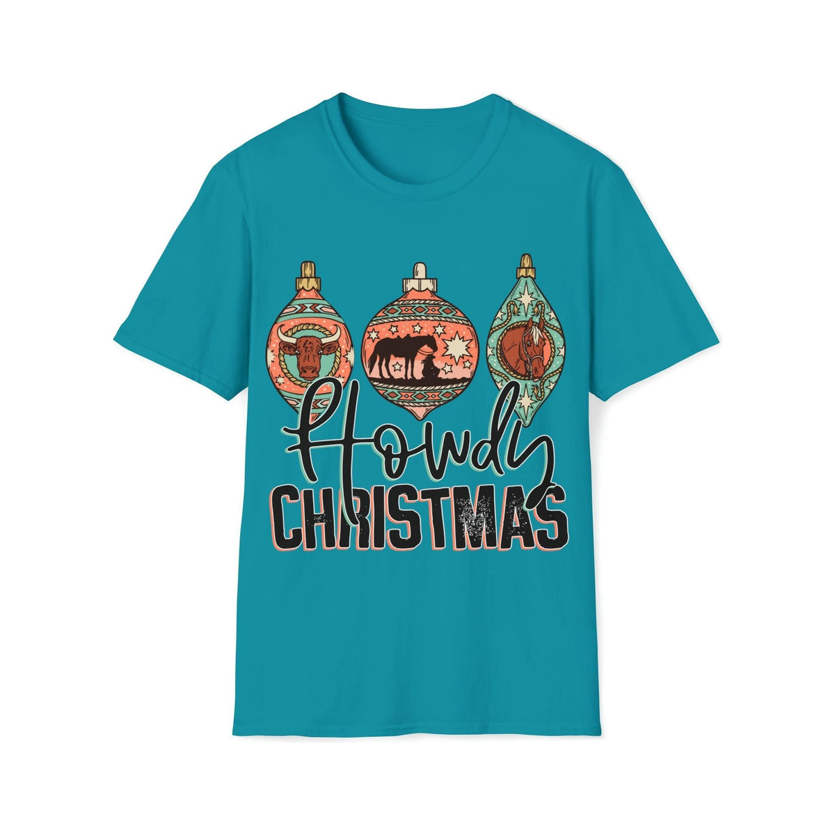 Howdy Christmas Soft style Tee or Sweatshirt