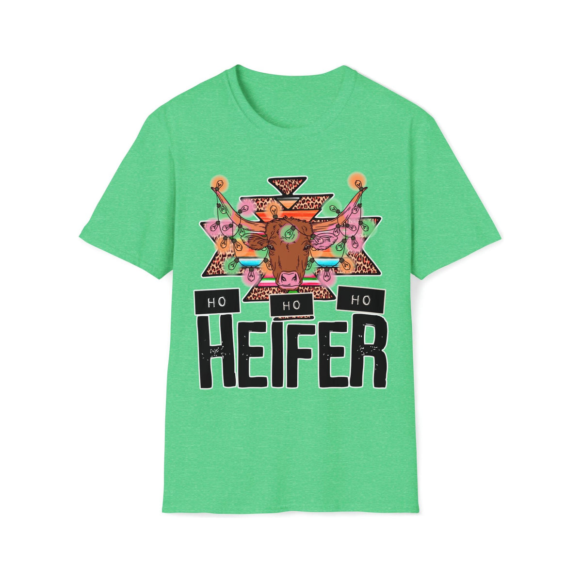 Christmas Heifer ho ho Soft style Tee