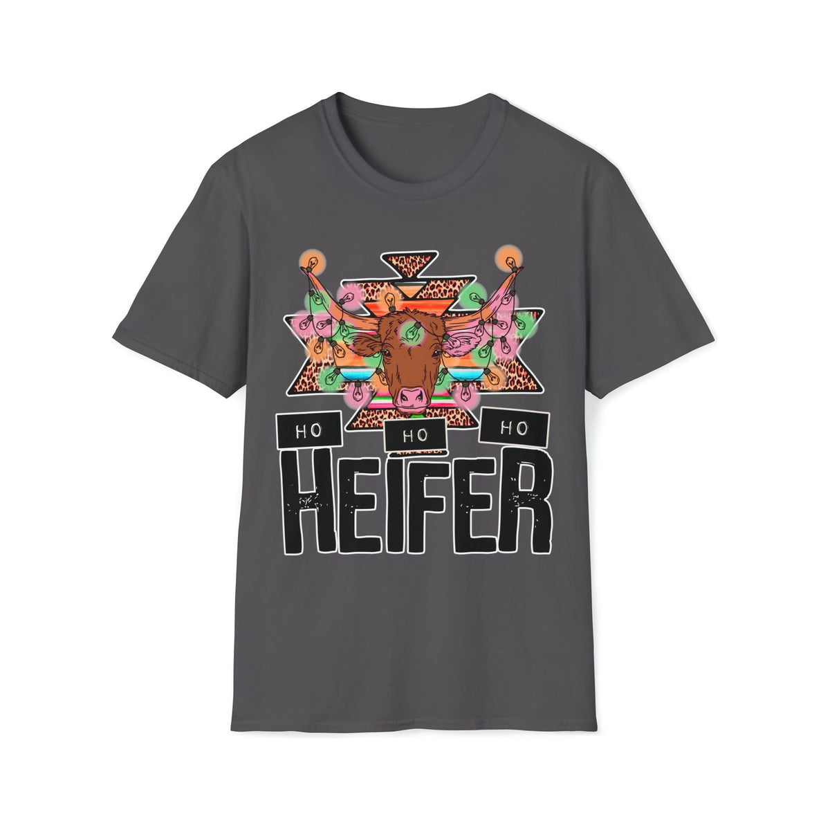 Christmas Heifer ho ho Soft style Tee