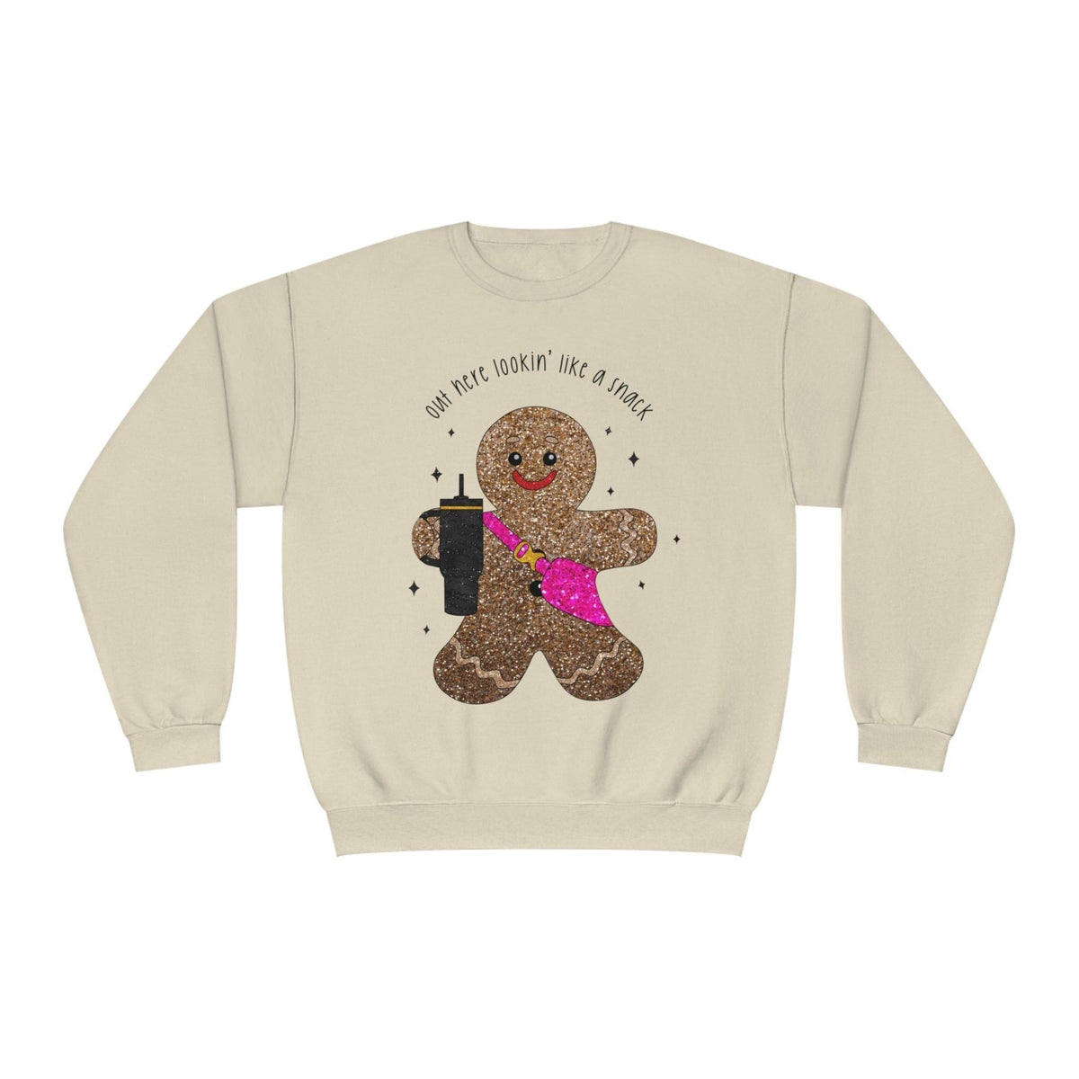 Out here lookin like a snack Christmas Crewneck Sweatshirt or tee