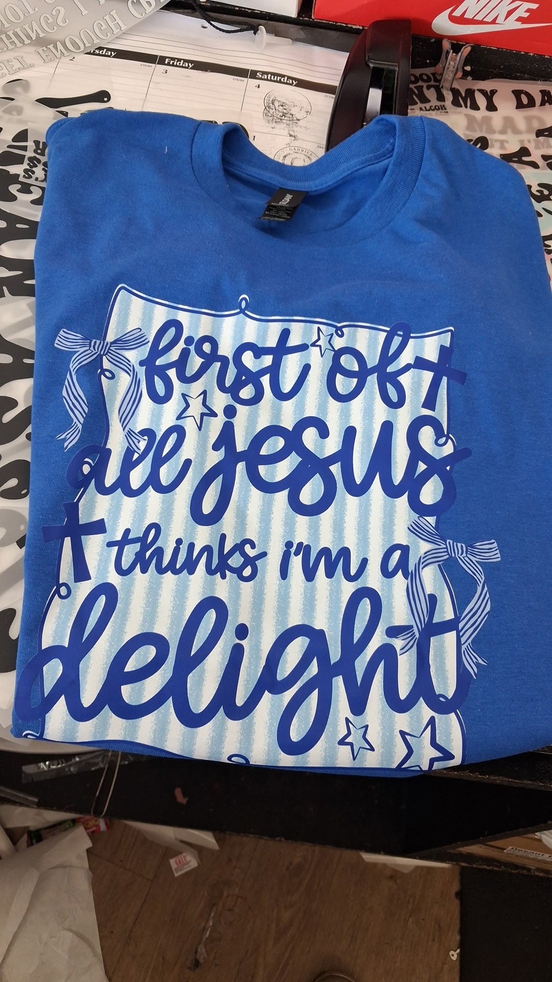 Jesus thinks I’m a delight  tank, tee or sweatshirt