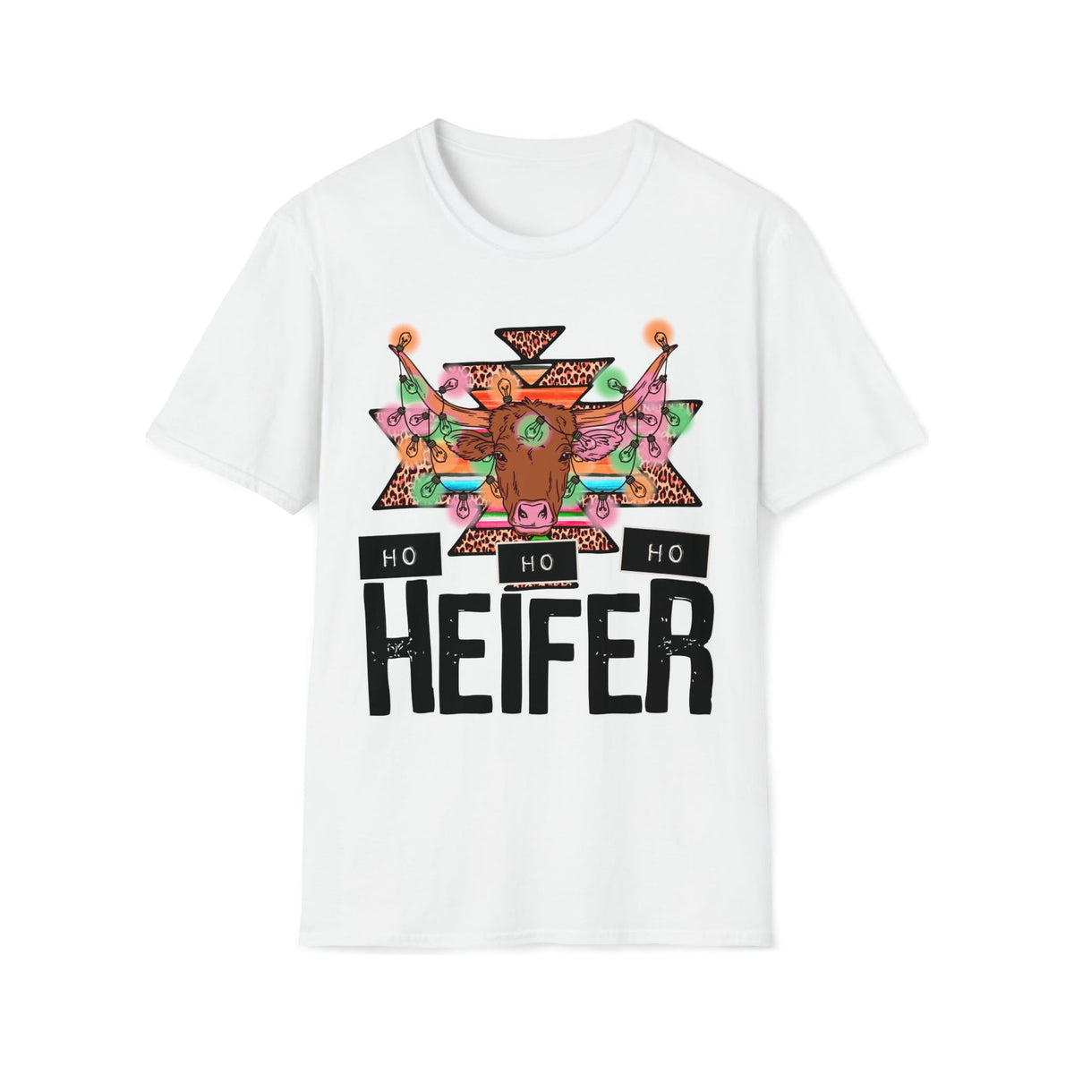 Christmas Heifer ho ho Soft style Tee