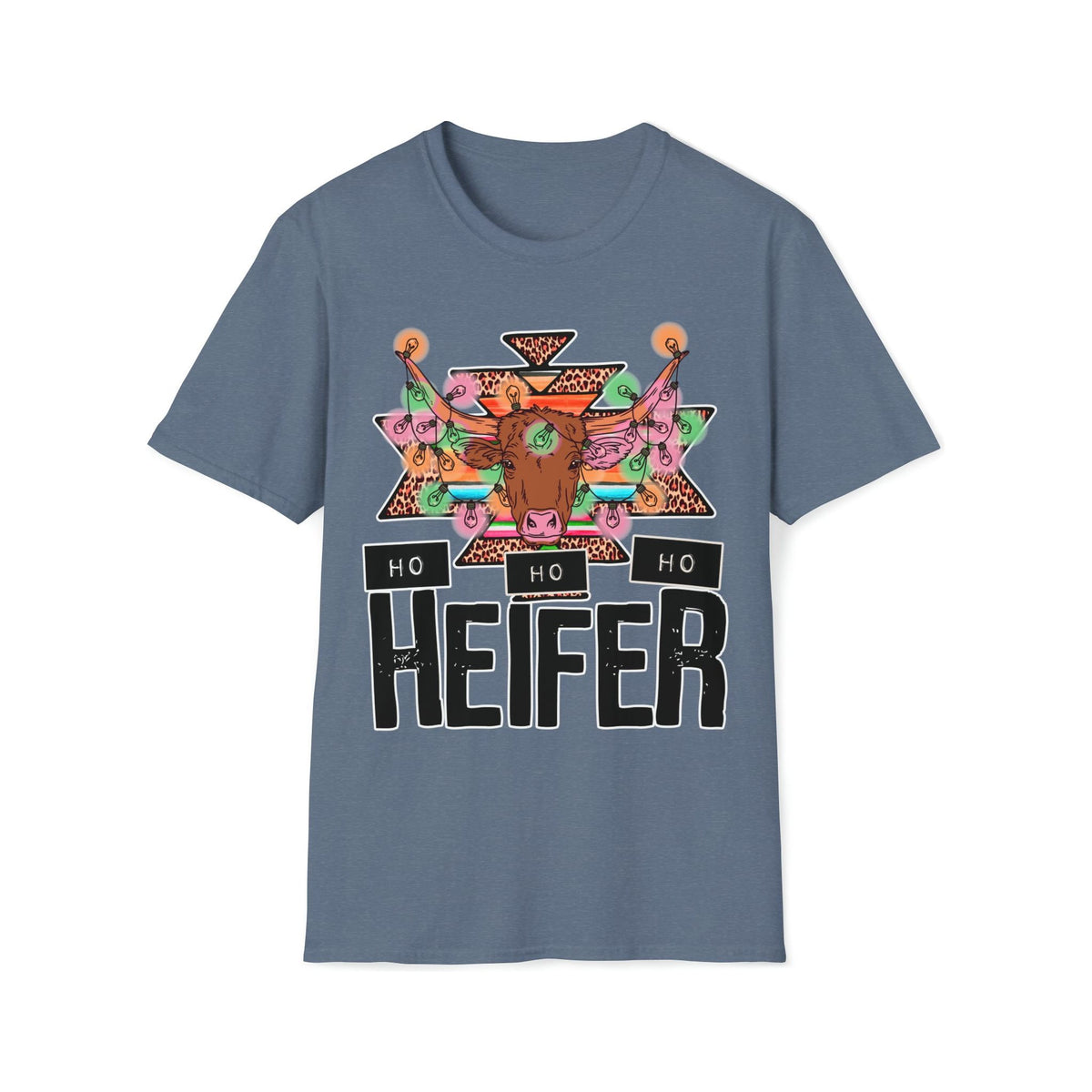Christmas Heifer ho ho Soft style Tee