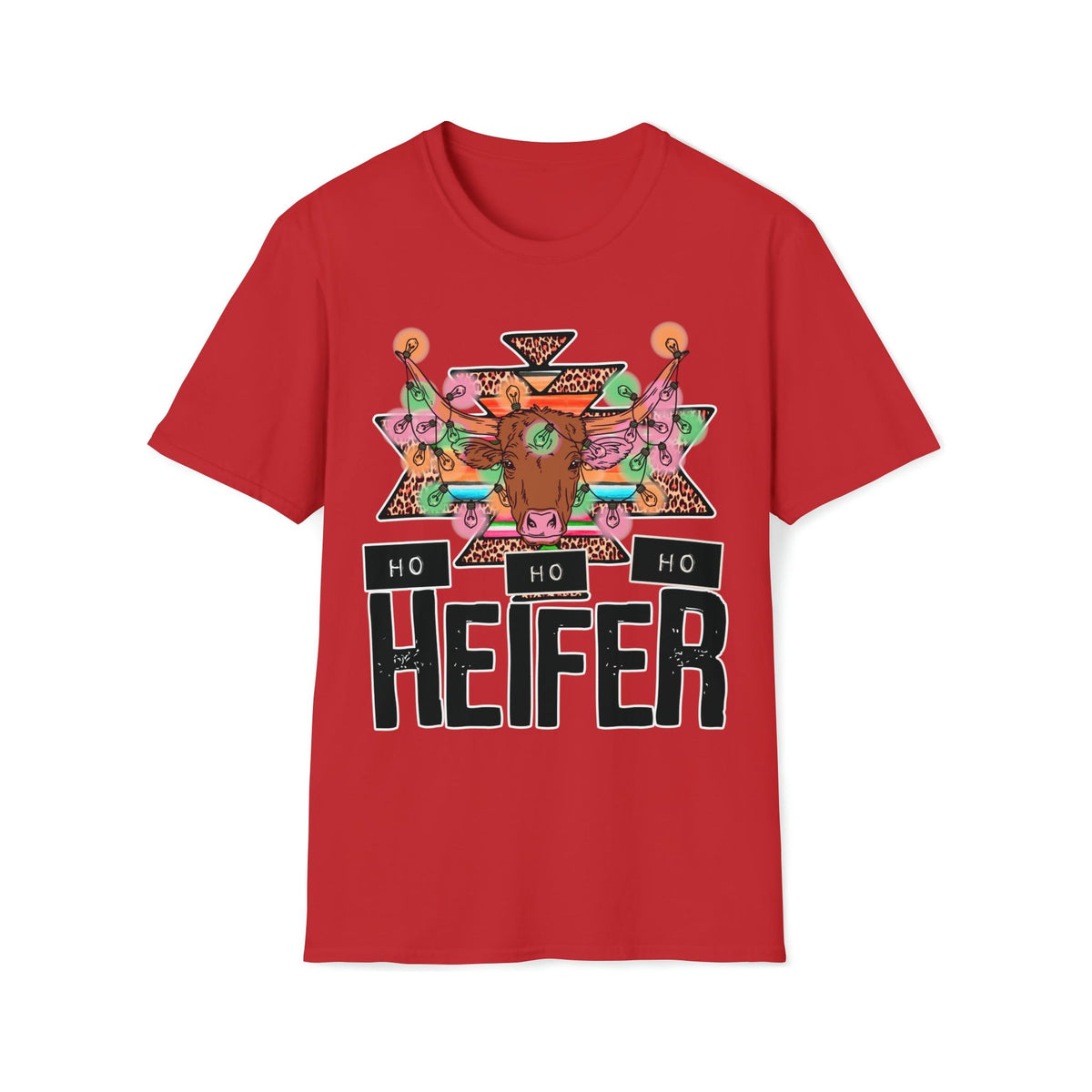 Christmas Heifer ho ho Soft style Tee