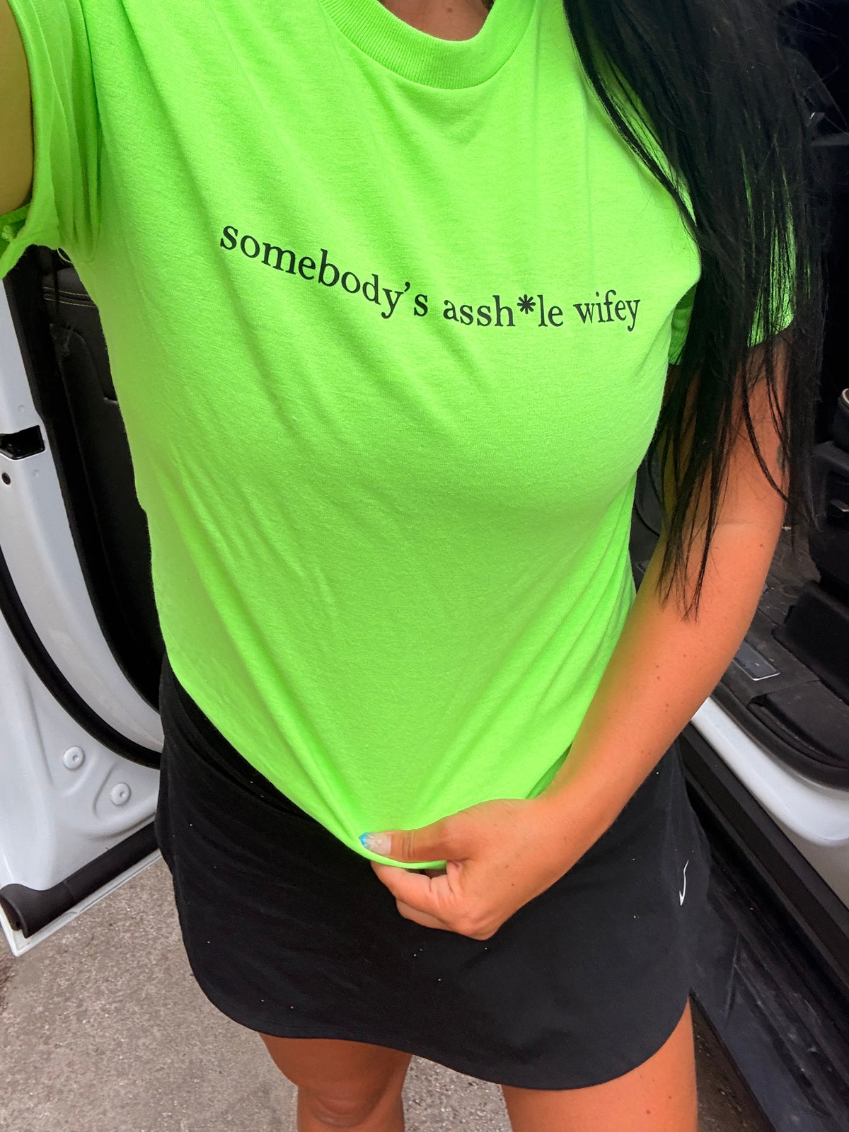 Somebody’s asshole wifey tee tank tee or sweatshirt