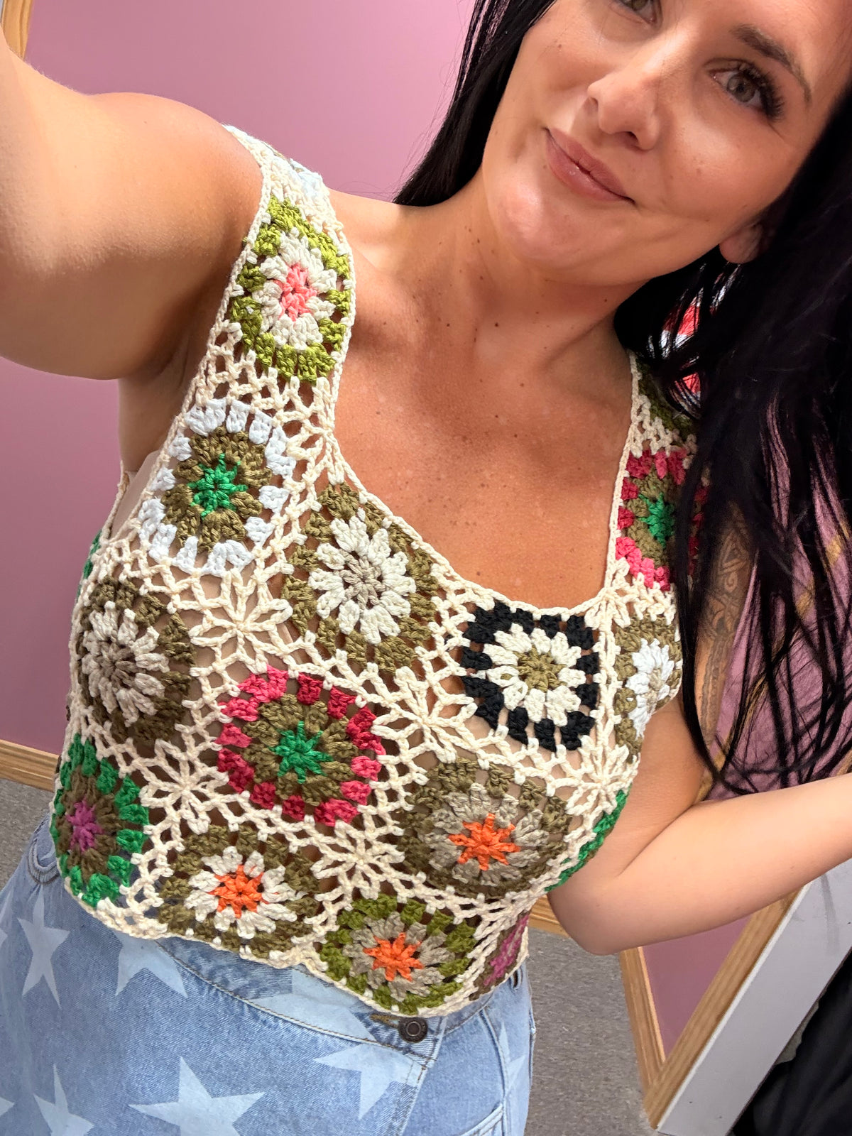 Anna isle Crochet Top
