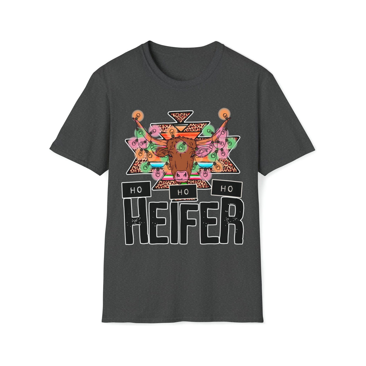 Christmas Heifer ho ho Soft style Tee