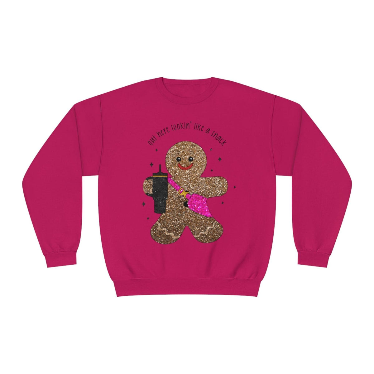 Out here lookin like a snack Christmas Crewneck Sweatshirt or tee