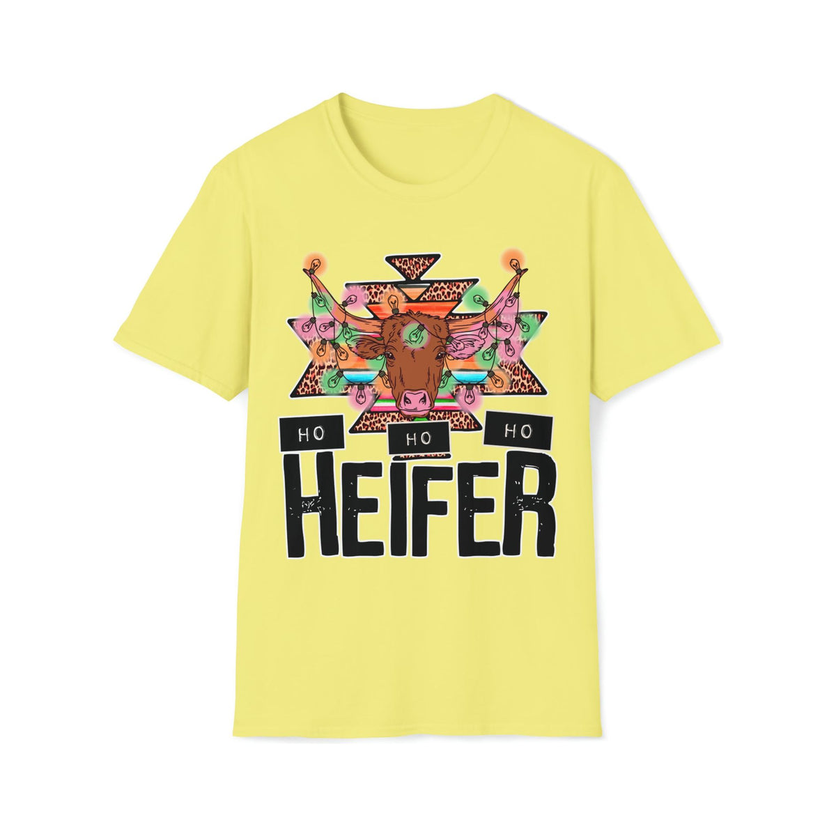 Christmas Heifer ho ho Soft style Tee