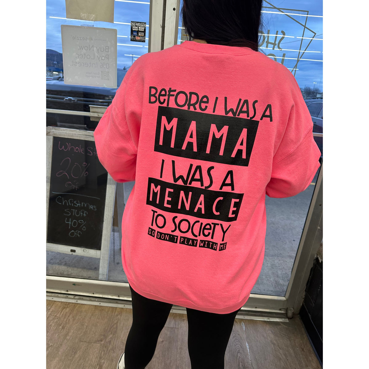 Before I was a Mama Menace Tee or sweatshirt