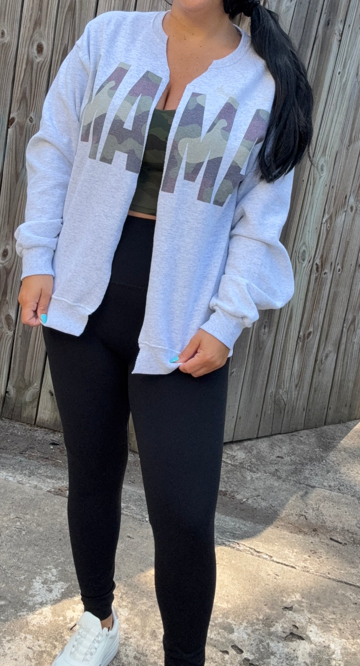 Mama, Aunt or custom Swacket sweatshirt