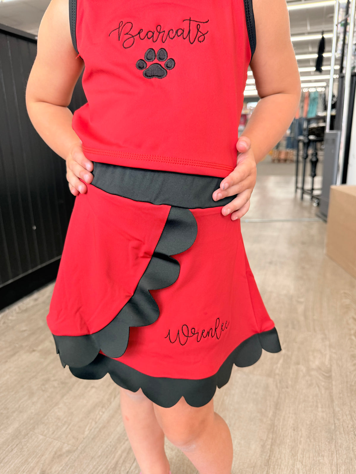 Scallop Cheer Set (infant, toddler, kids ) lots of colors