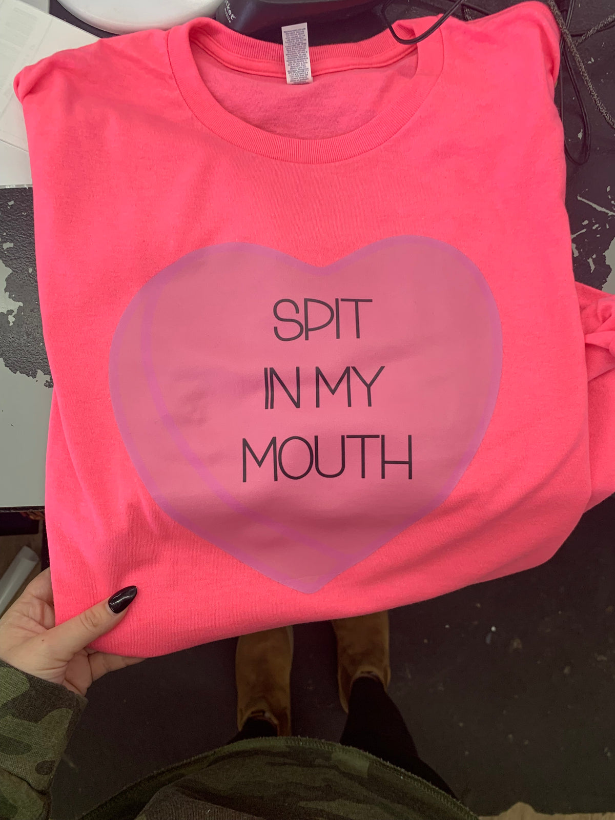 Spit Valentine Tee or  Sweatshirt