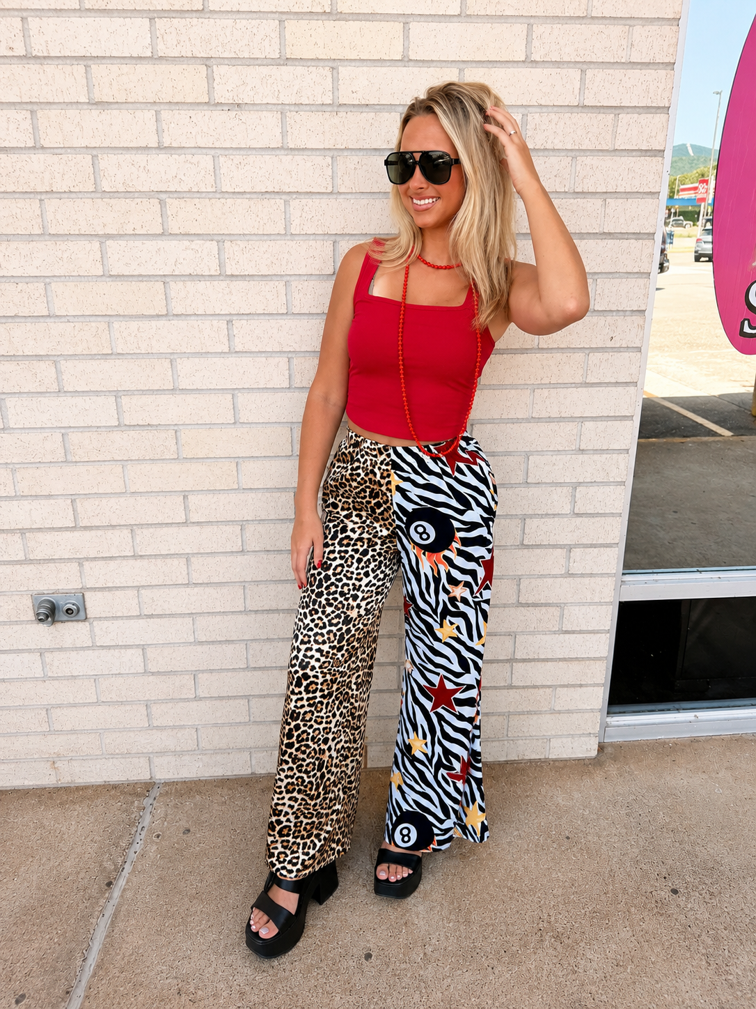 Rave Fire crazy Print Pant