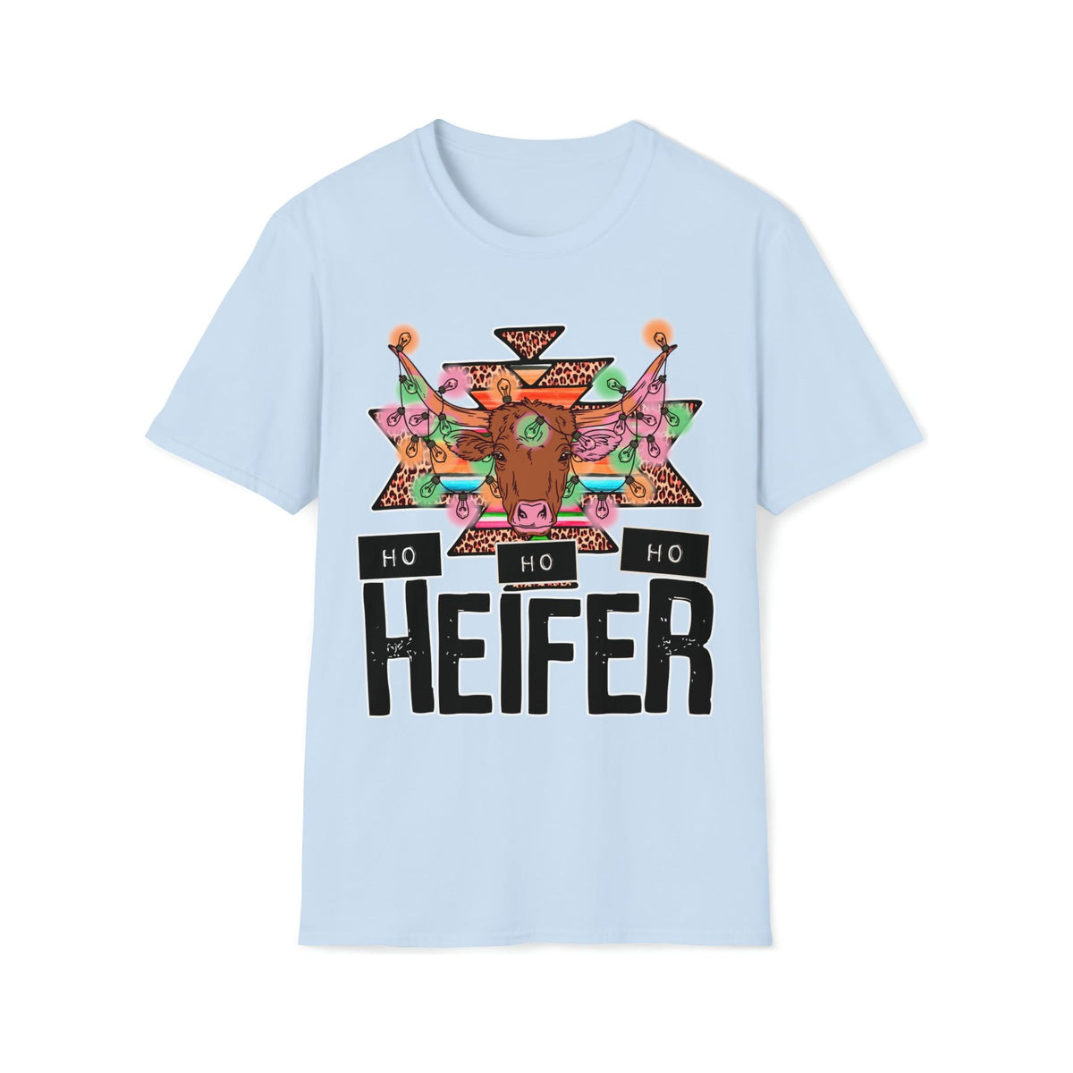 Christmas Heifer ho ho Soft style Tee
