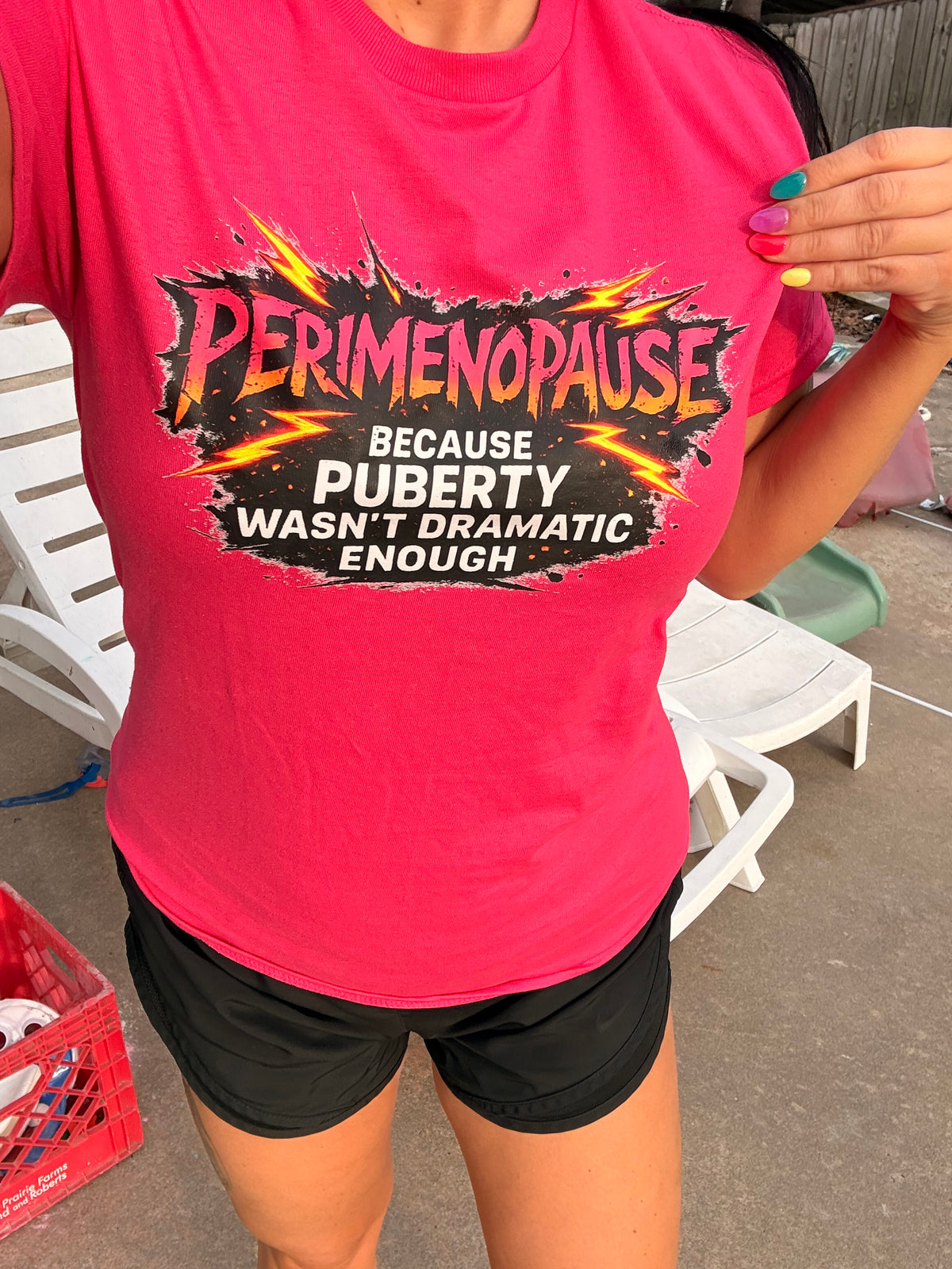 perimenopause tee or sweatshirt