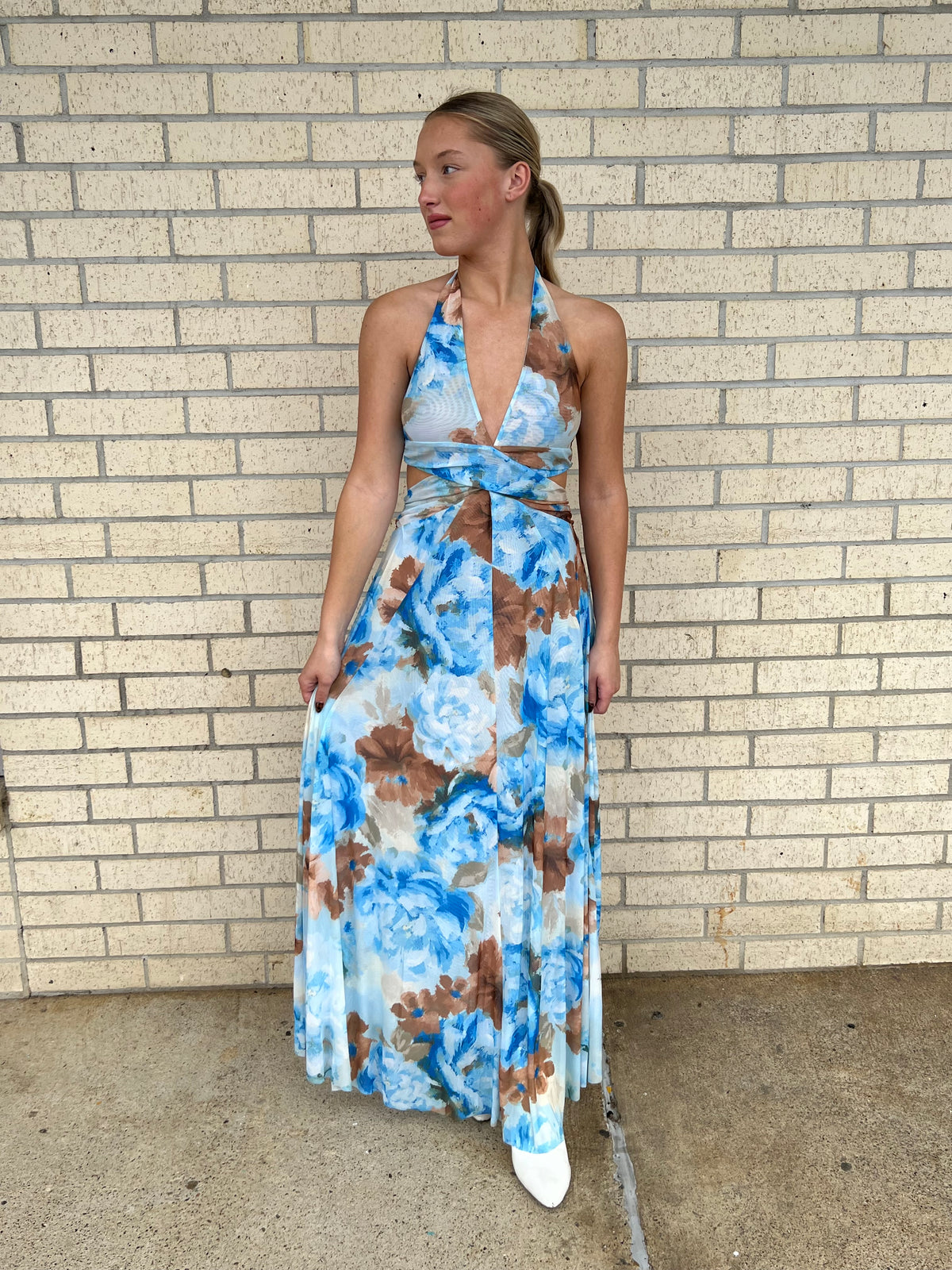 Destin Watercolor Beach Dress