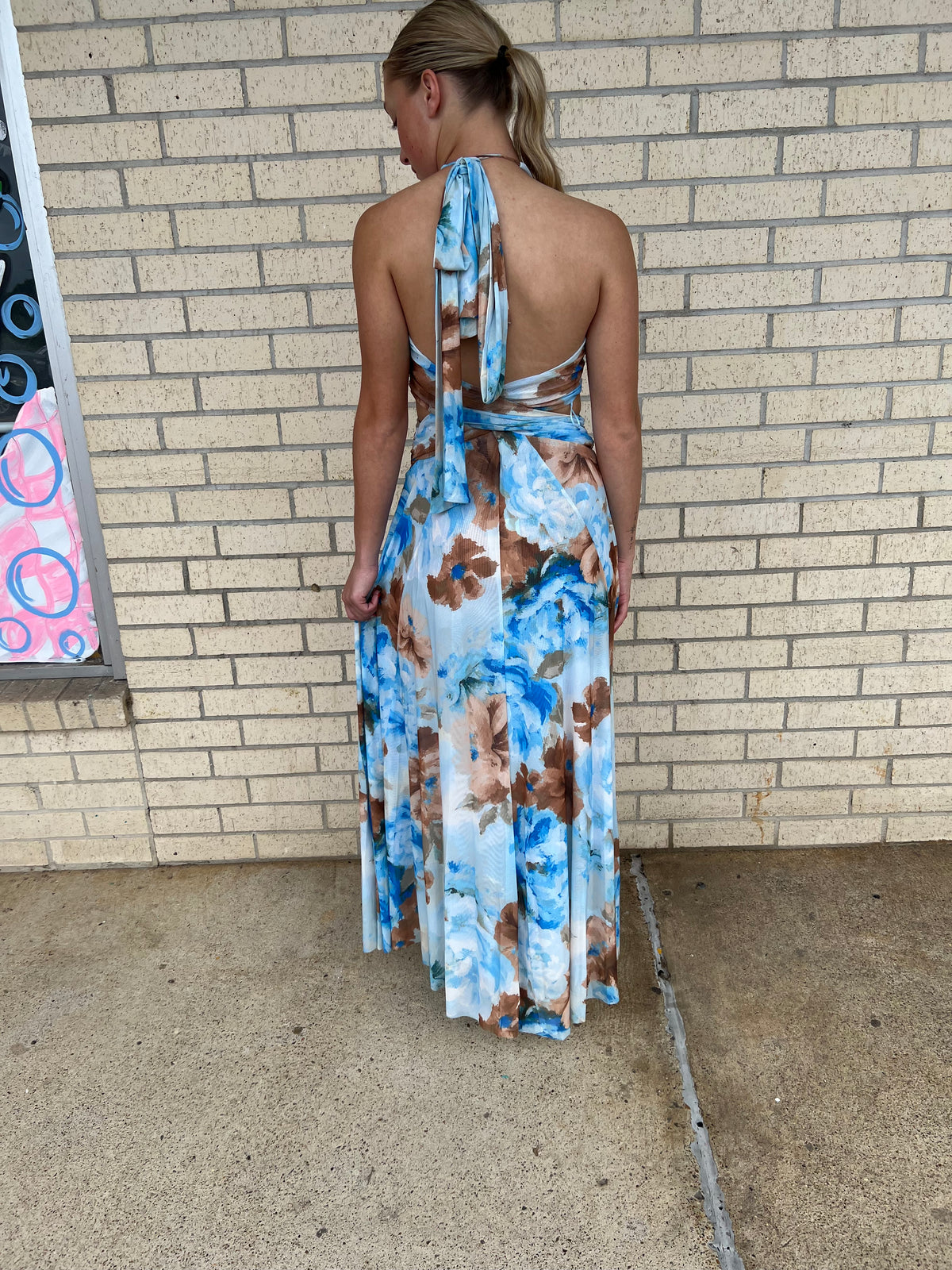 Destin Watercolor Beach Dress