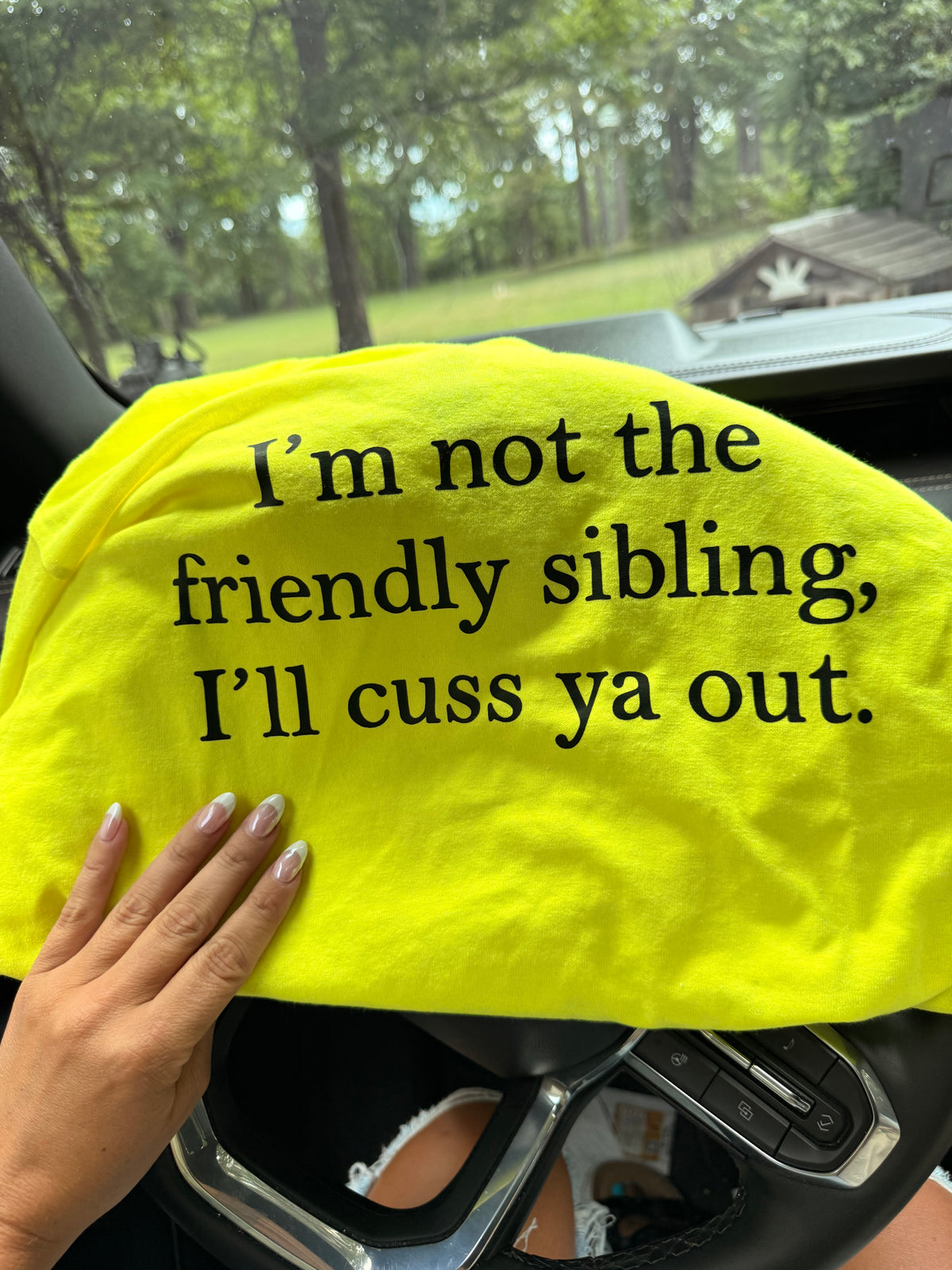 Not the friendly sibling tank ,tee or sweatshirt