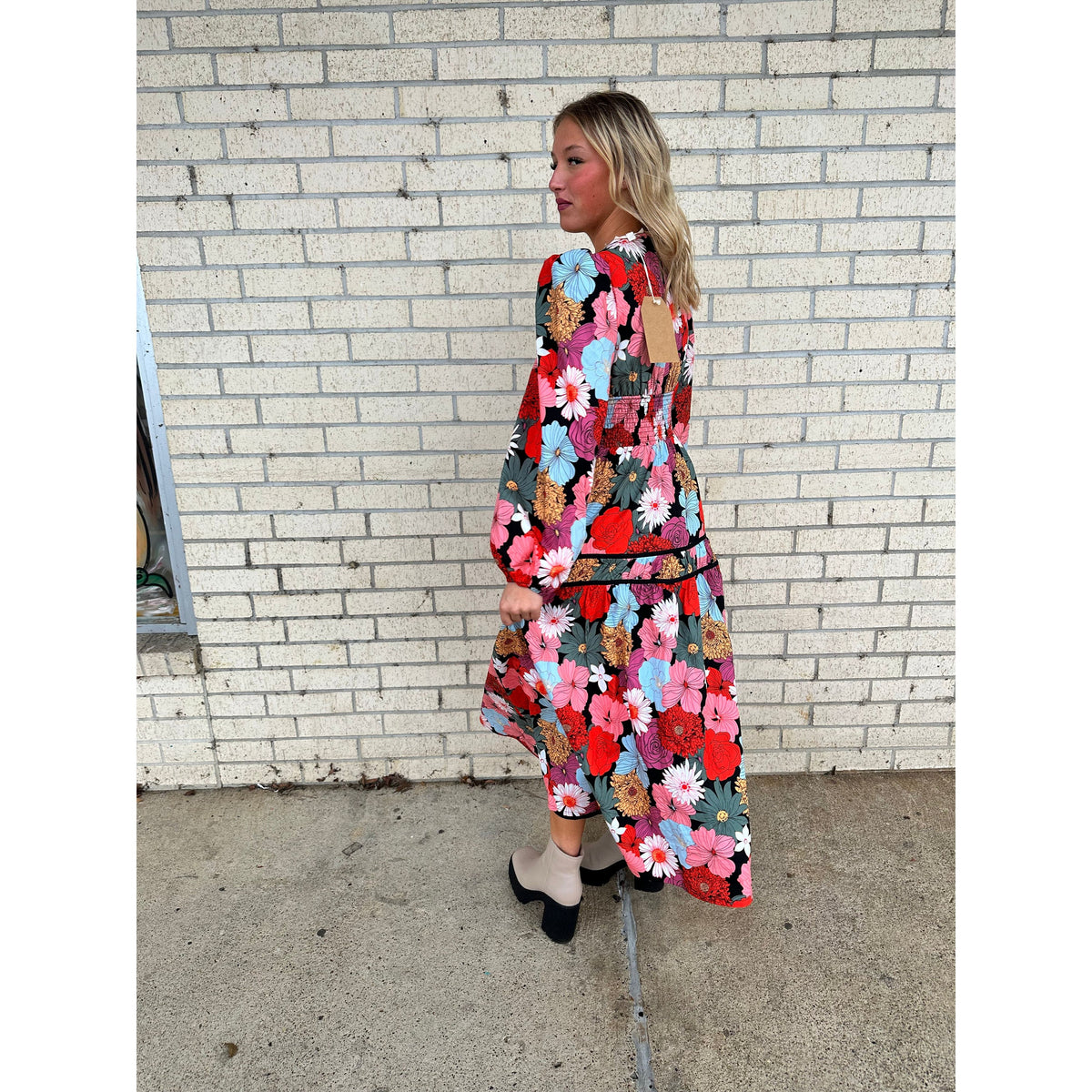 Janell Floral Maxi dress