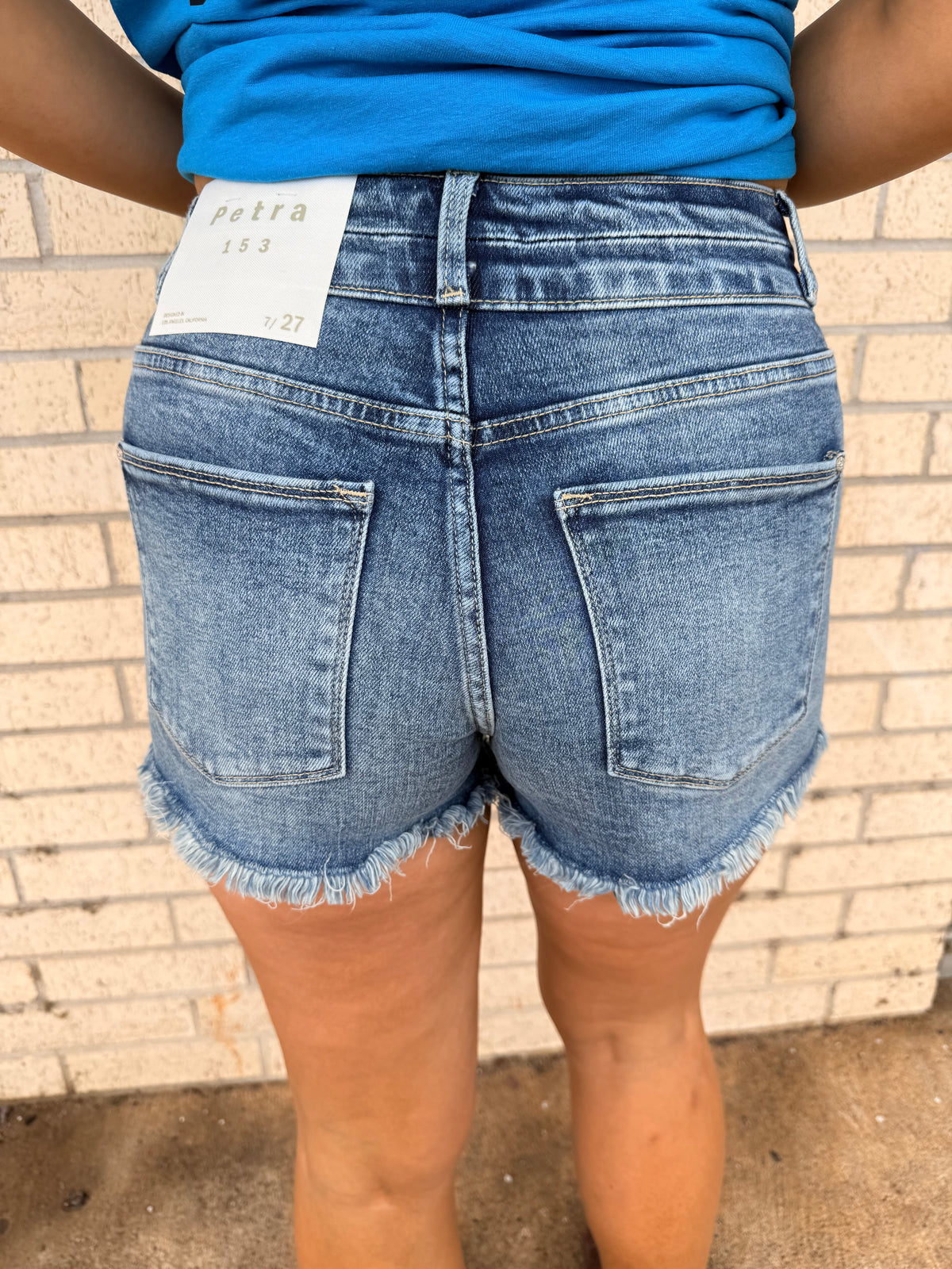 High Rise LA Petrah denim shorts