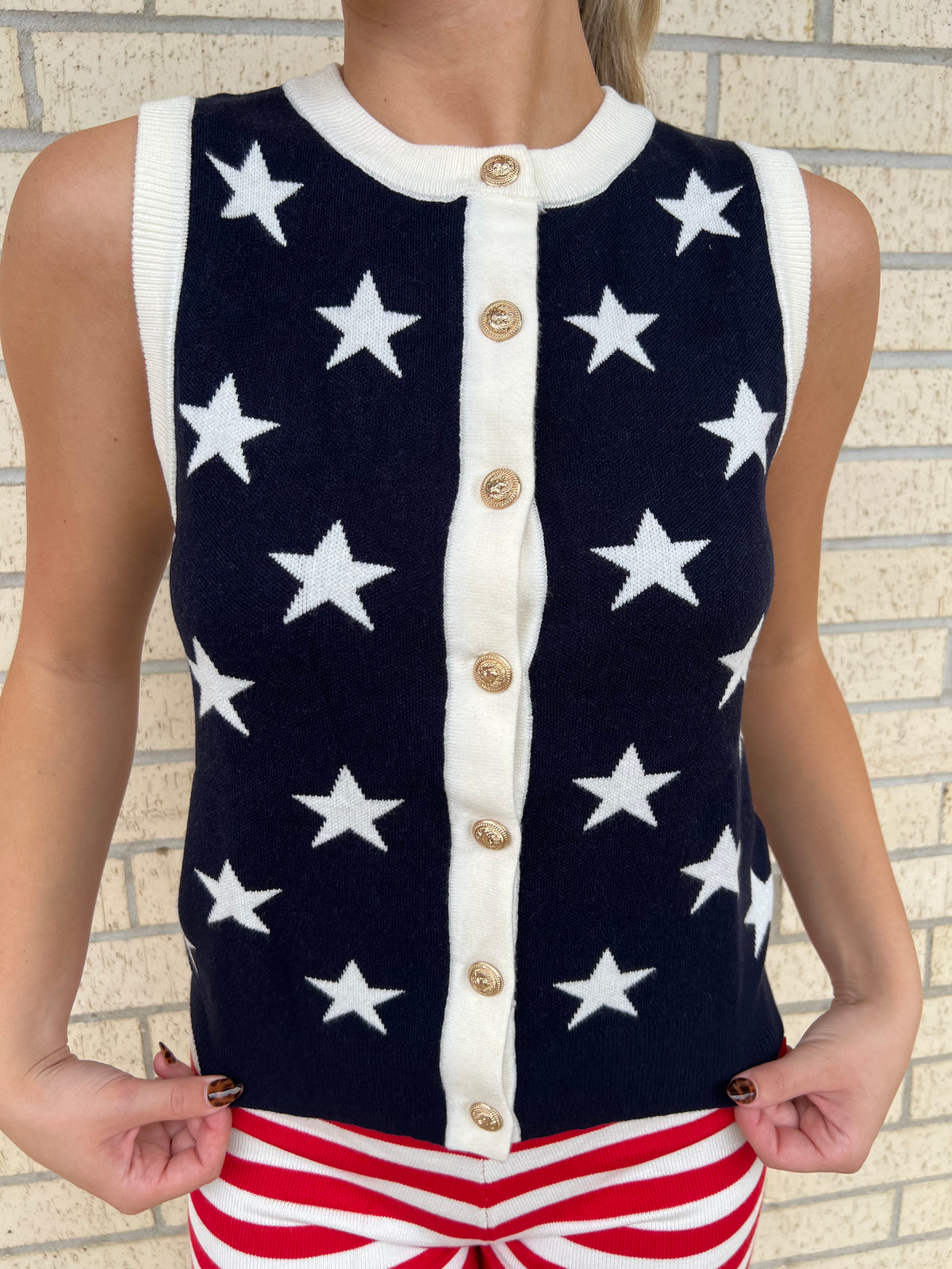 Comfy flag top and short set
