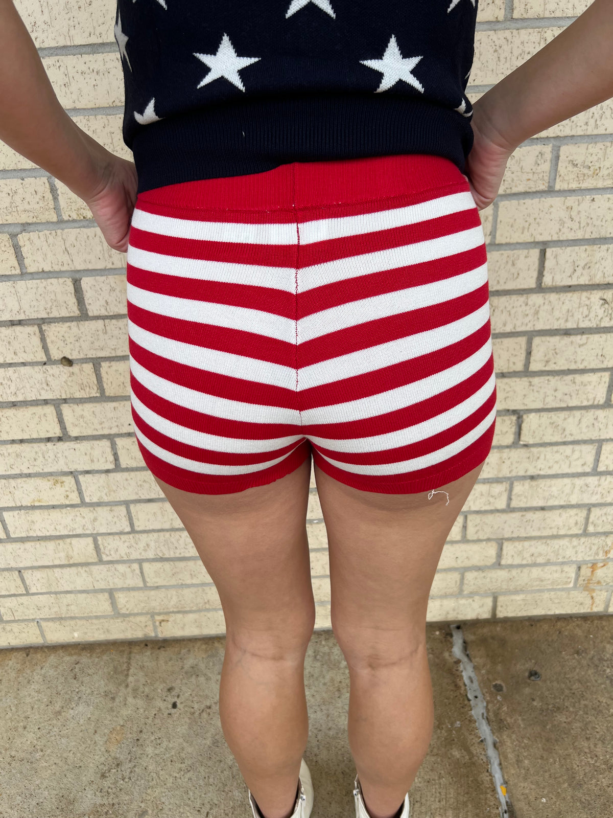 Comfy flag top and short set