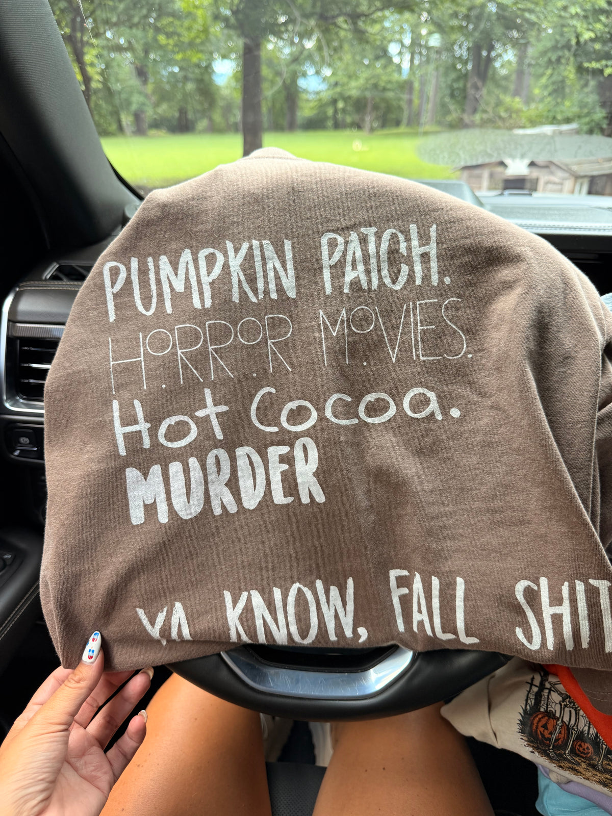 Fall shit Halloween tank tee or sweatshirt