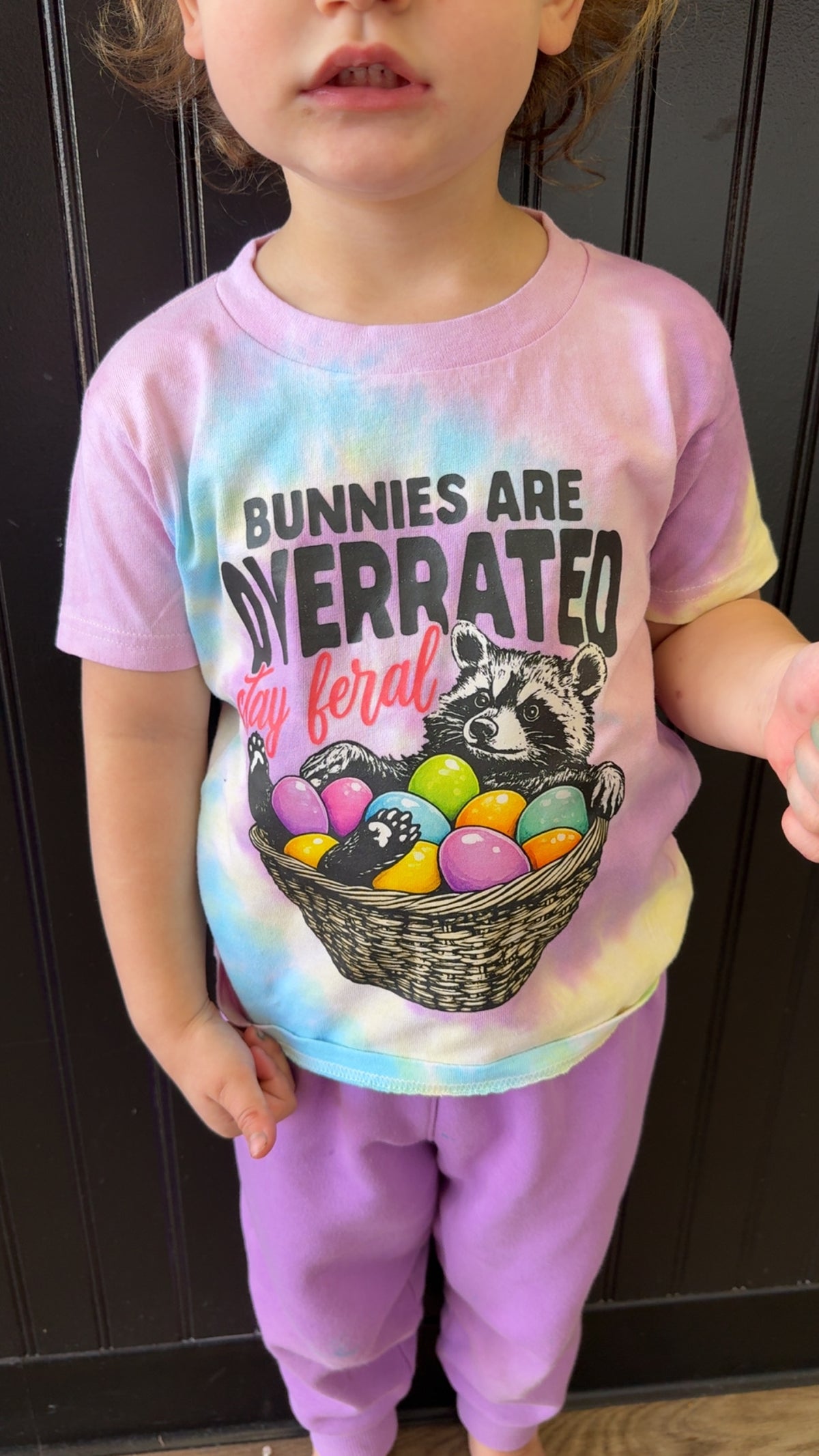 bunnies are overrated and feral toddler tee or sweatshirt