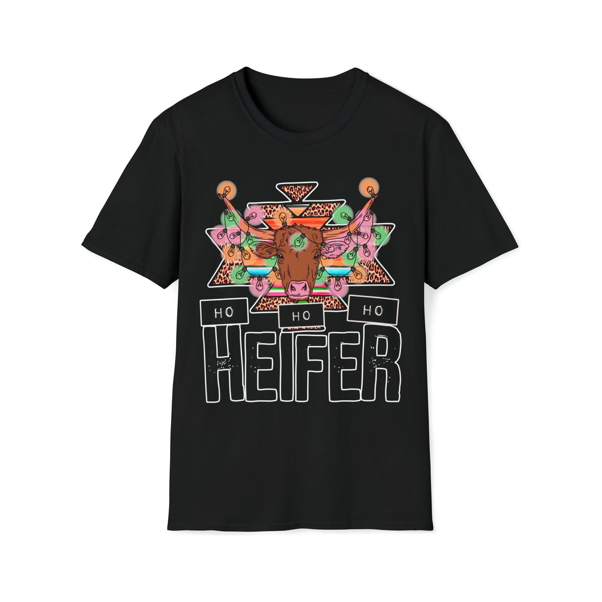 Christmas Heifer ho ho Soft style Tee