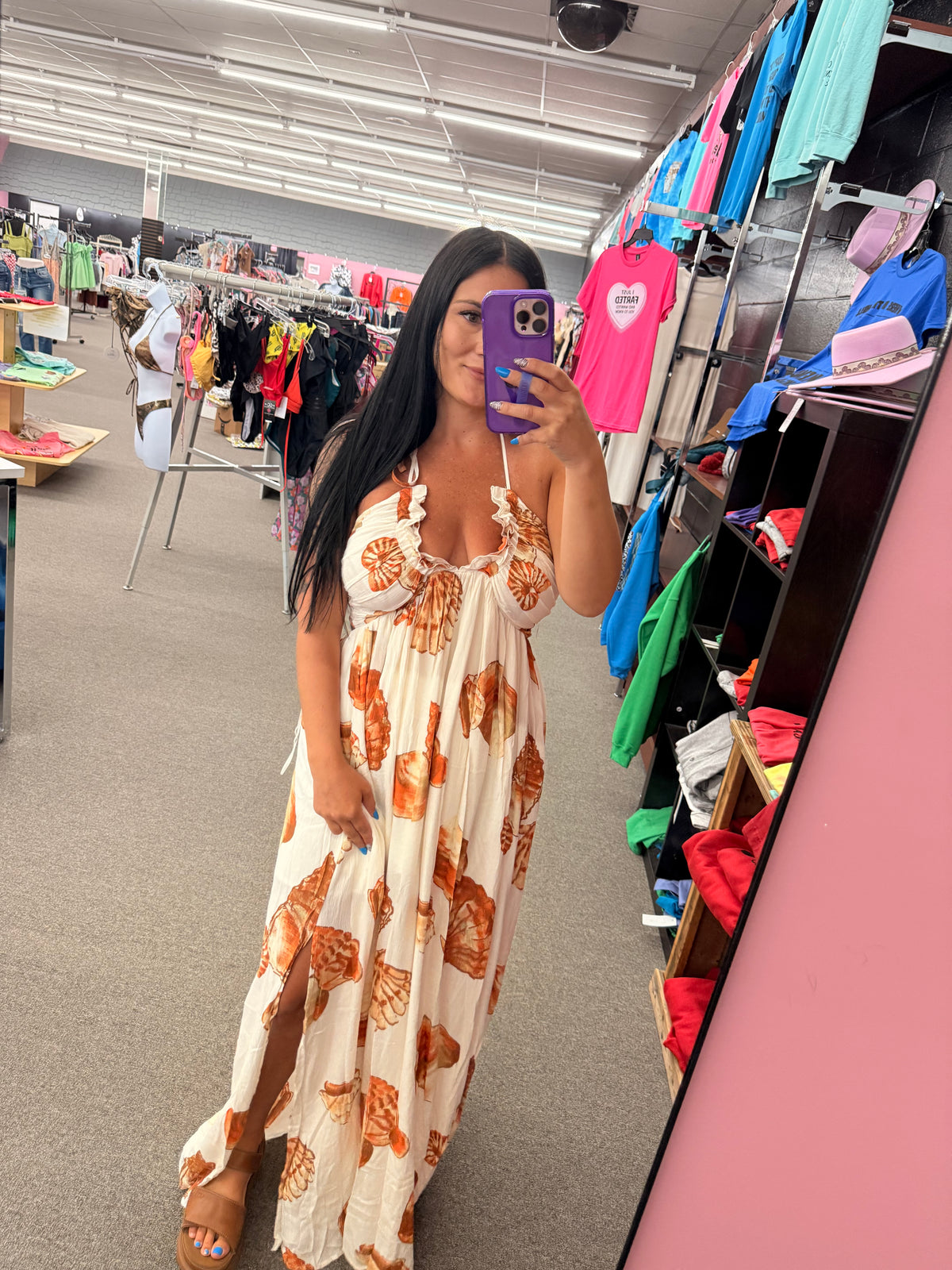Panama Seashell Beach Dress