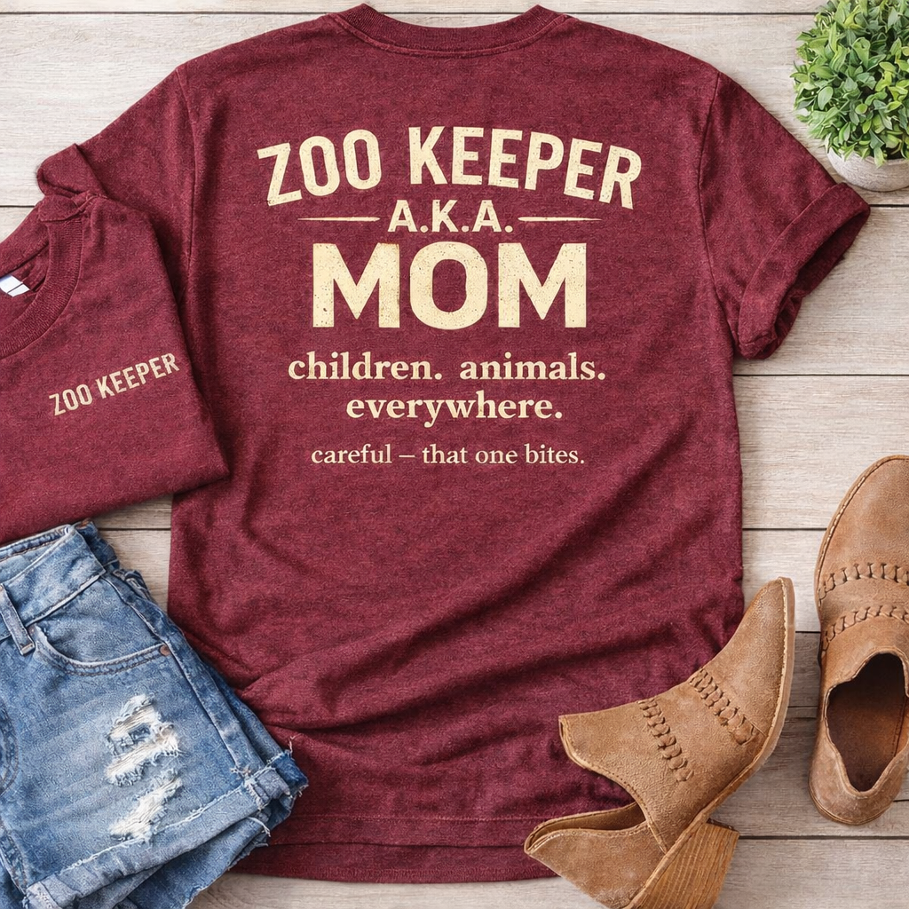 Zoo keeper aka mom tee or sweatshirt