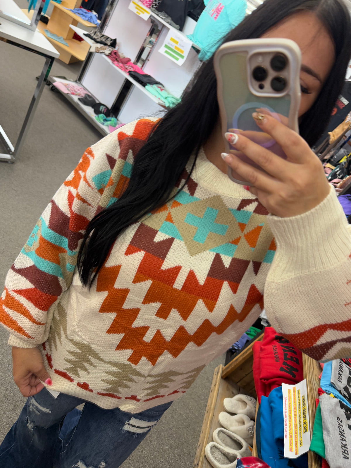 Aztec Fall Soft Sweater