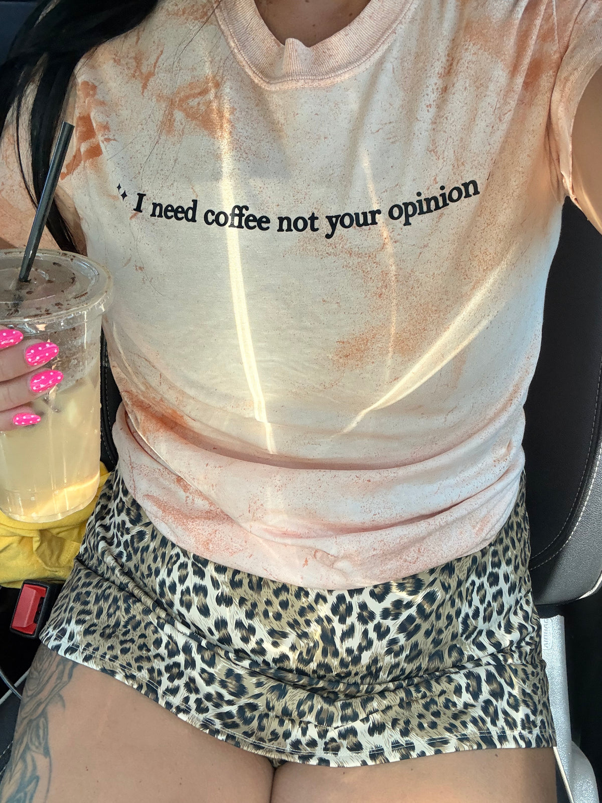 I need coffee not to be opinion tank, tee or sweatshirt