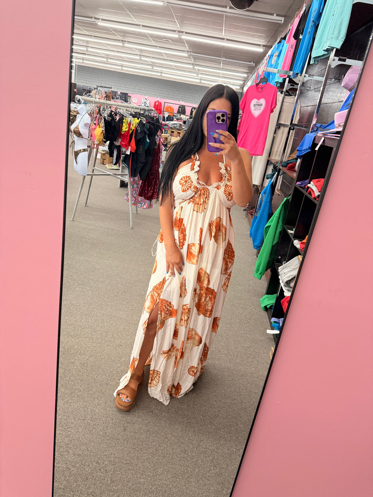 Panama Seashell Beach Dress