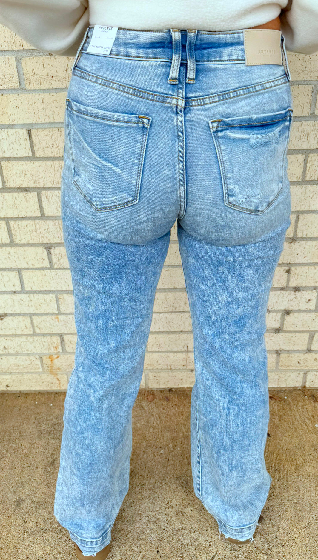 90's wash vintage denim jean