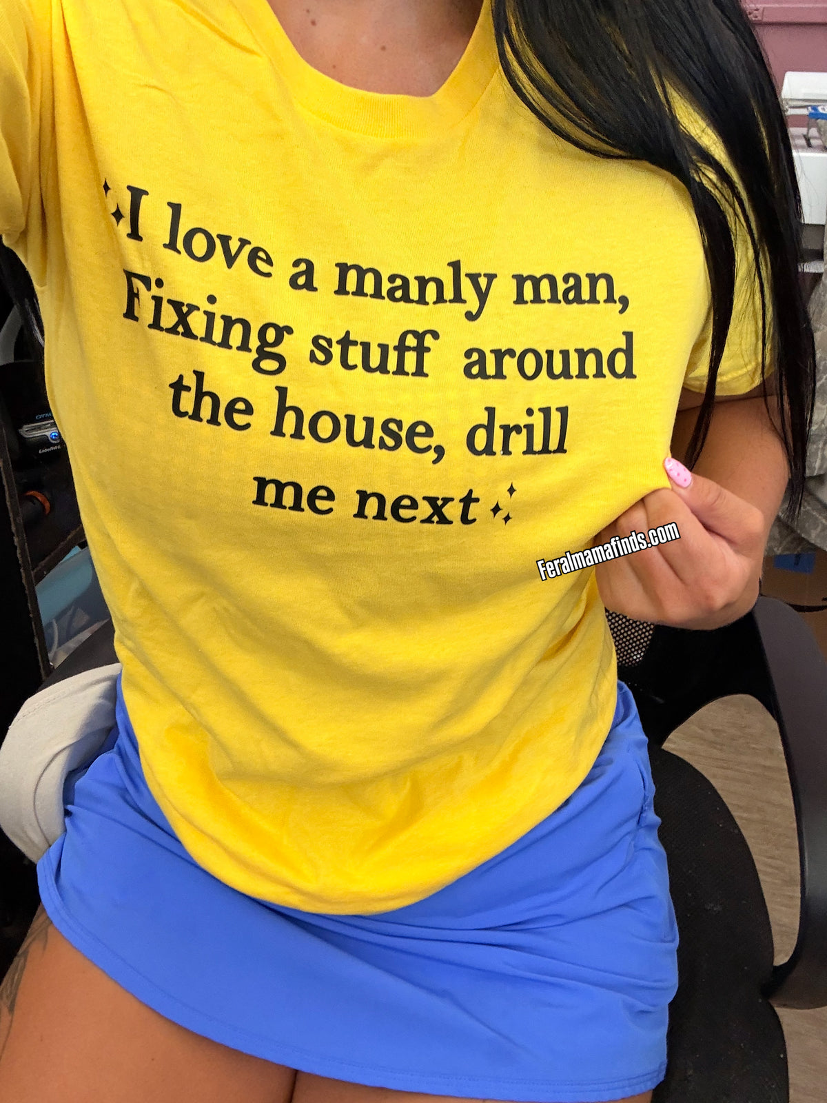 Manly man drill tank ,tee or sweatshirt