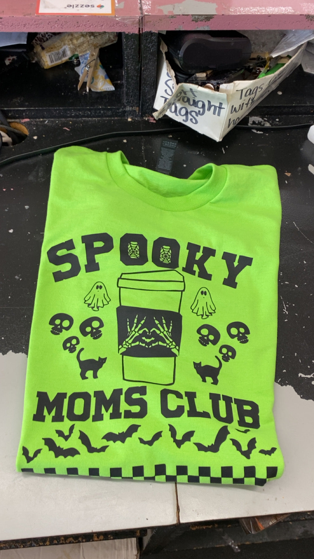 Spooky Moms Club halloween tee or sweatshirt