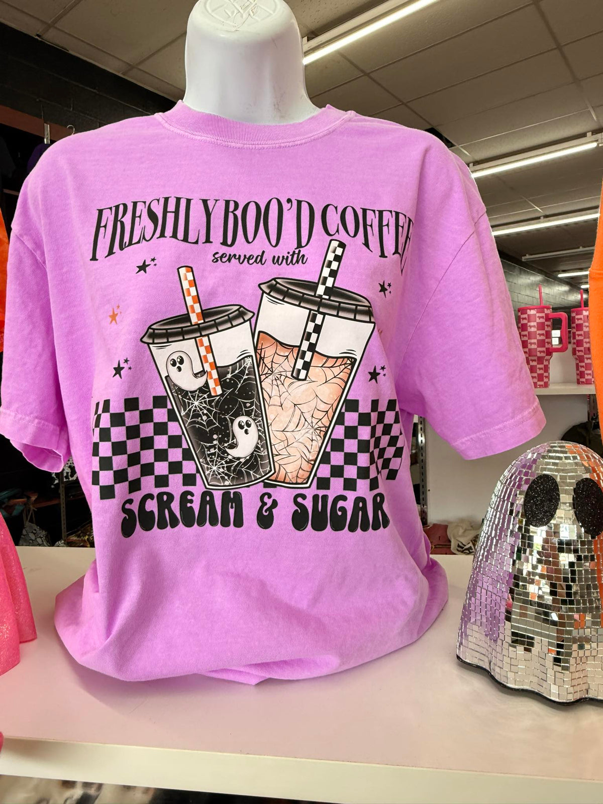 Freshly booed coffee halloween tee or Sweatshirt