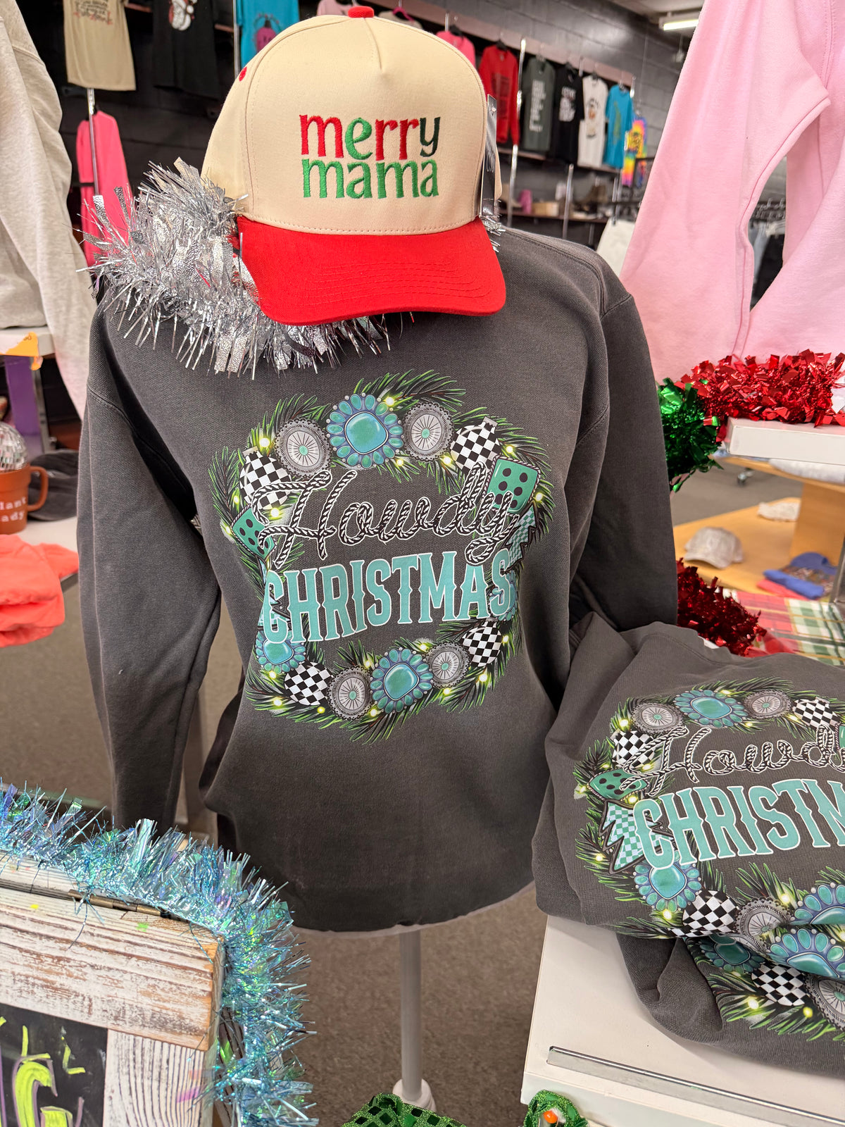 Howdy Christmas tee or sweatshirt