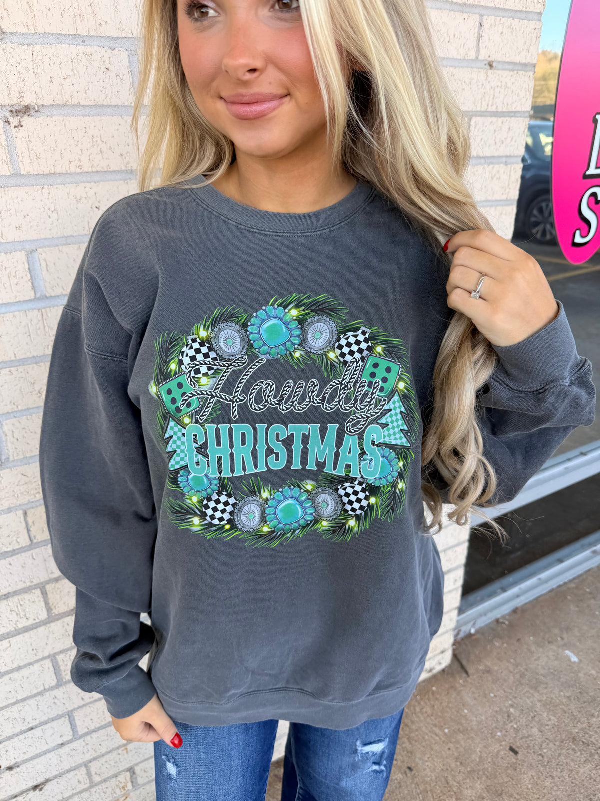 Howdy Christmas tee or sweatshirt