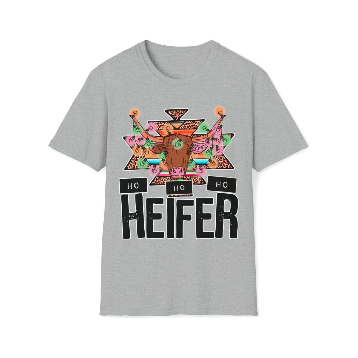 Christmas Heifer ho ho Soft style Tee