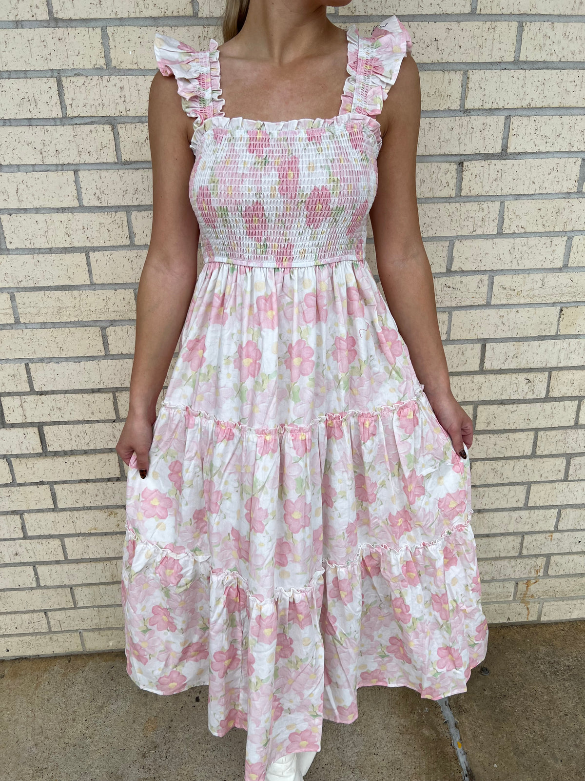 Floral Watercolor Dress