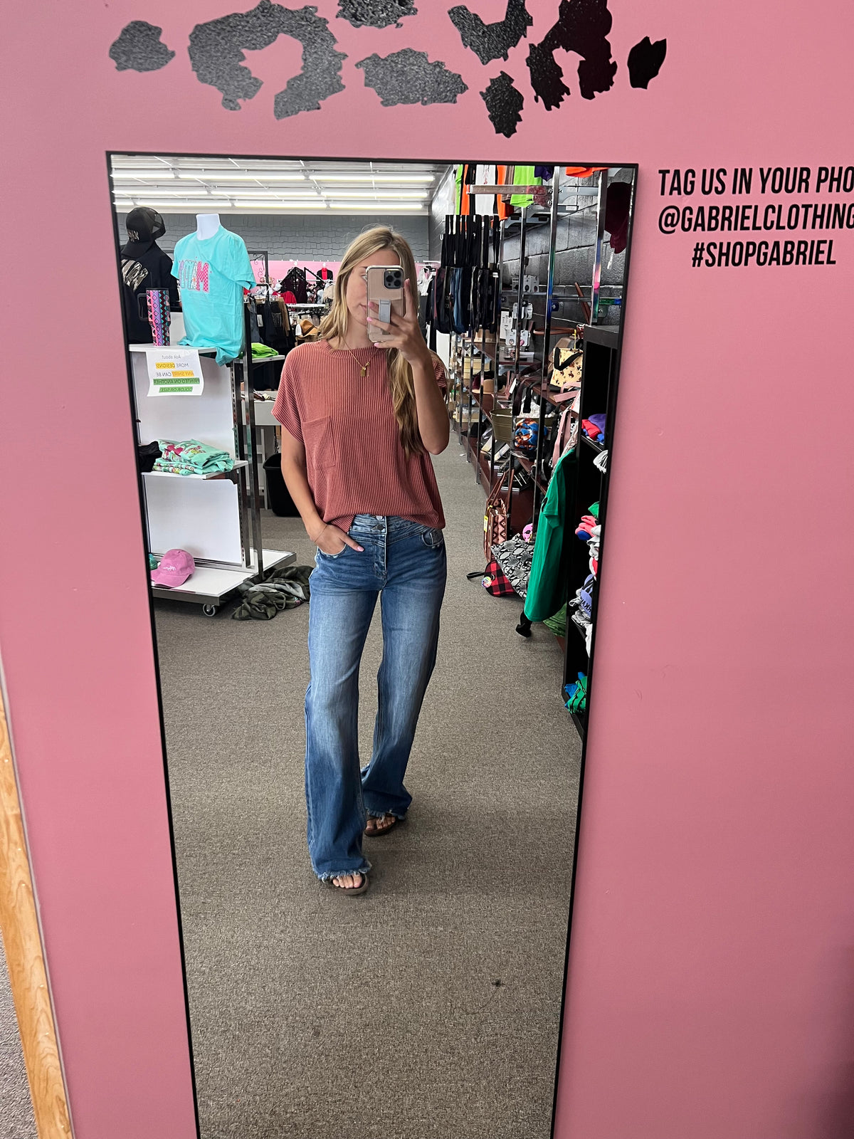 Rachel Rust Ribbed Top