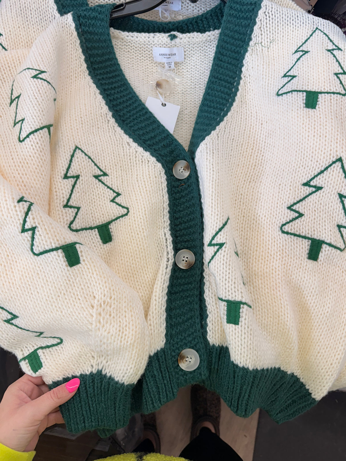 Christmas tree knit sweater